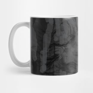 Grey Grunge abstract Mug